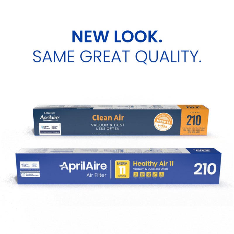 AprilAire 210 Replacement Filter for AprilAire Whole House Air Purifiers - MERV 11, Clean Air & Dust, 20x25x4 Air Filter (Pack of 2) - Image 3